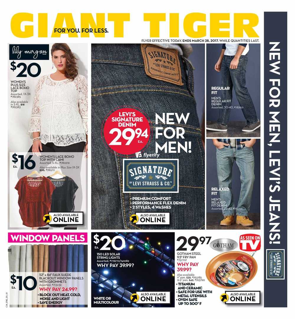 Giant Tiger (ON) Flyer March 22 to 28 Canada Giant Tiger (ON) Flyer March 22 to 28 Canada