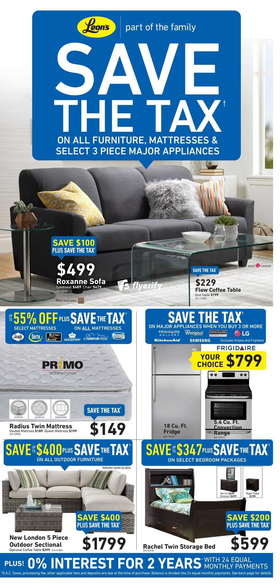 Leon's Flyer April 5 to 19 Canada