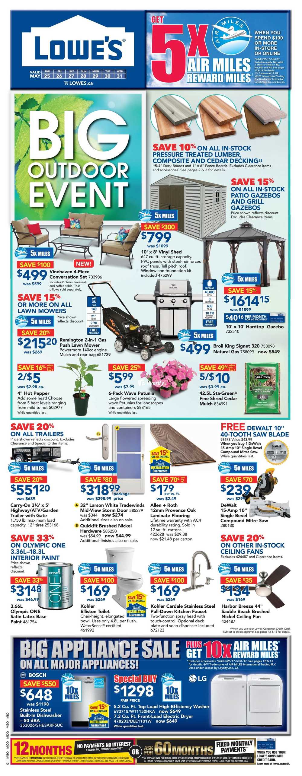 Lowe's Flyer May 25 to 31 Canada