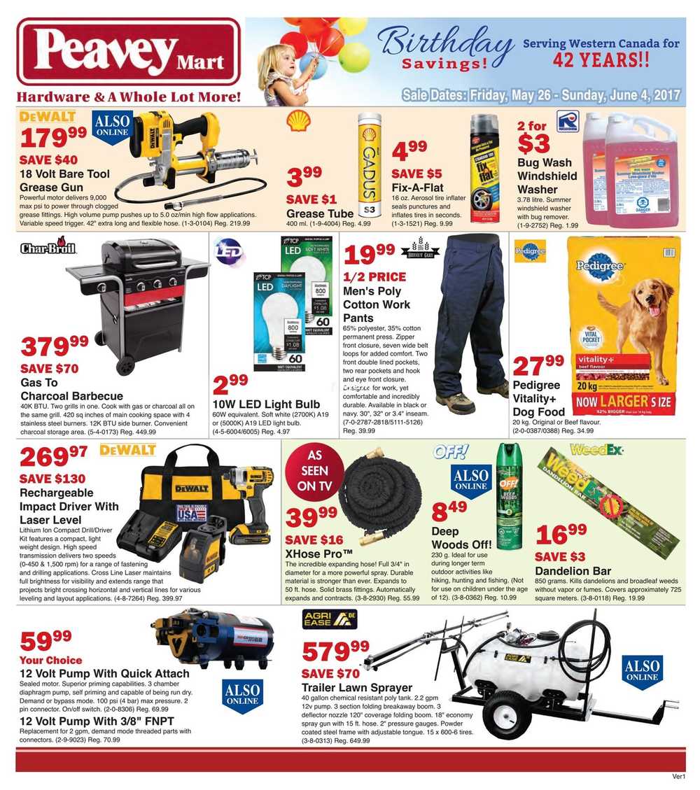 Peavey Mart Flyers