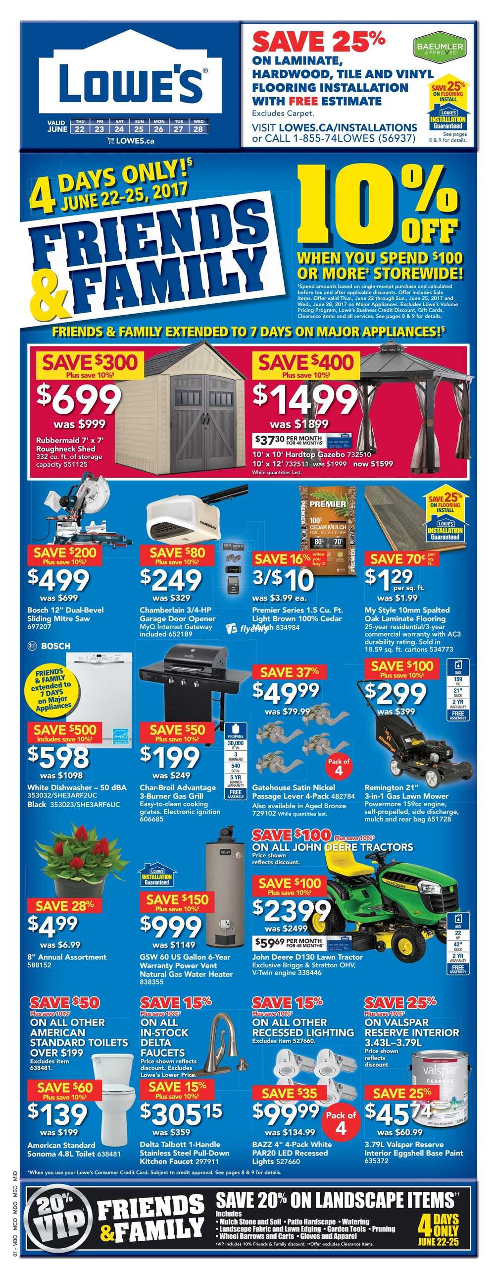 Lowe's Flyer June 22 to 28 Canada