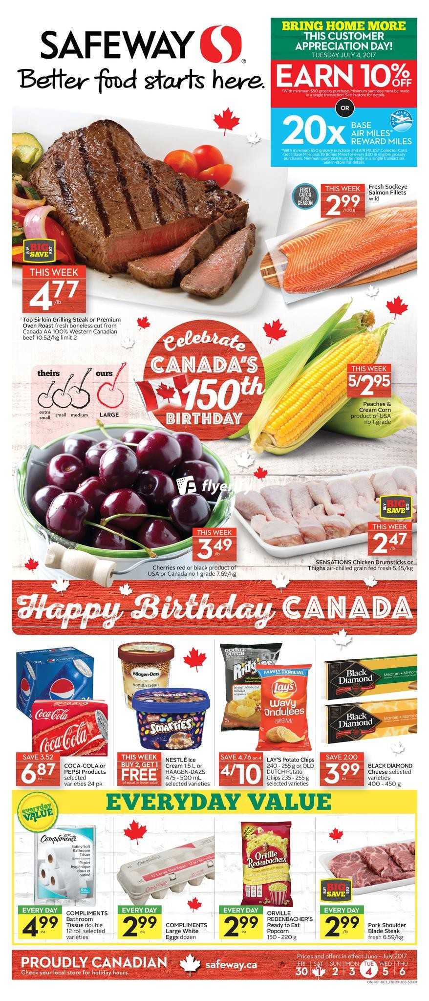 Safeway Bc Flyer June 30 To July 6 Canada