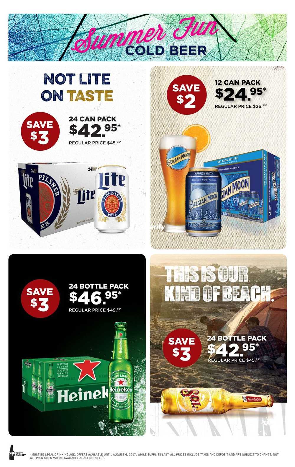 The Beer Store Flyer July 24 to August 6 Canada