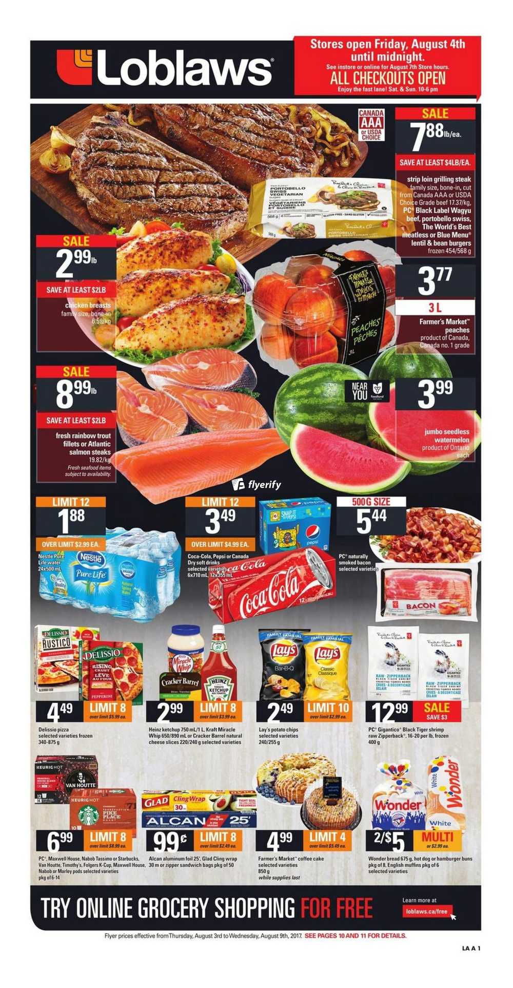 Loblaws (ON) Flyer August 3 to 9 Canada