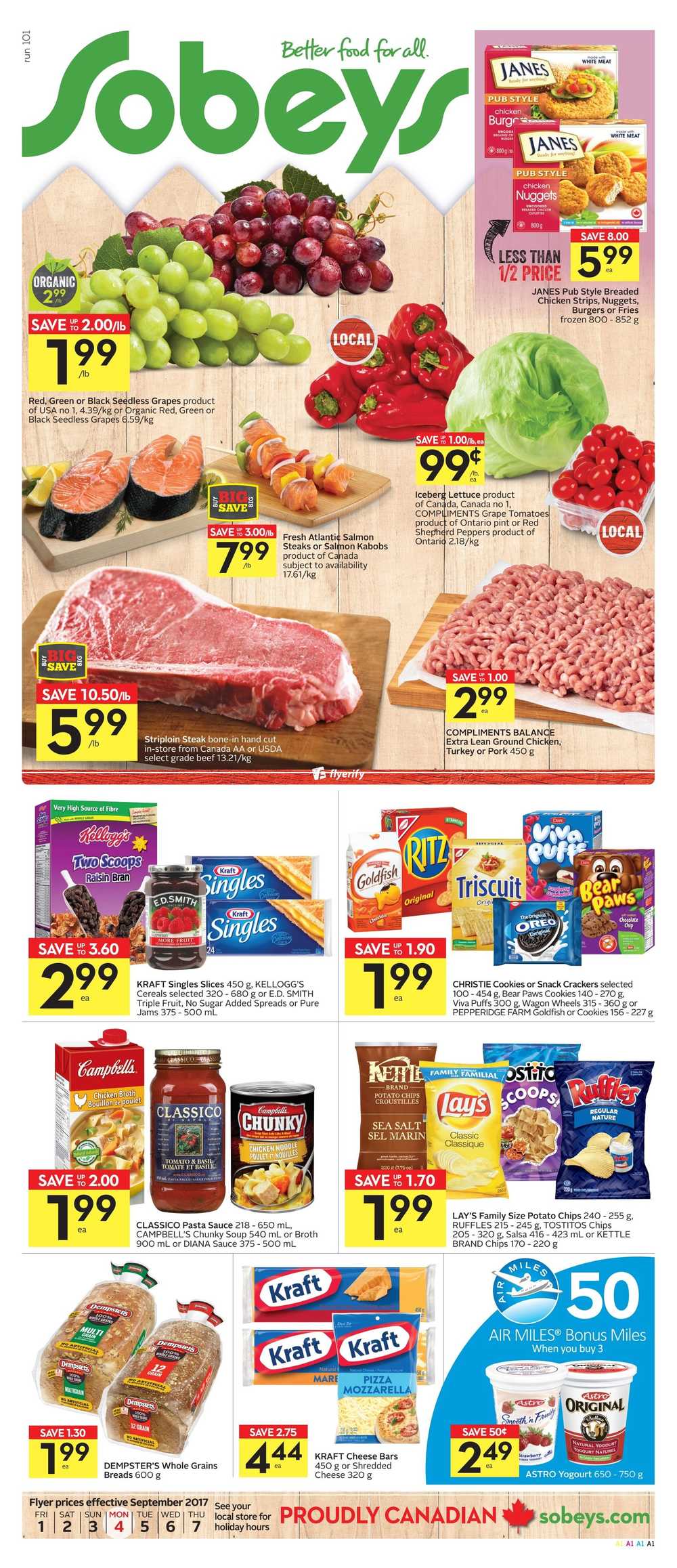 Sobeys (ON) Flyer September 1 to 7 Canada