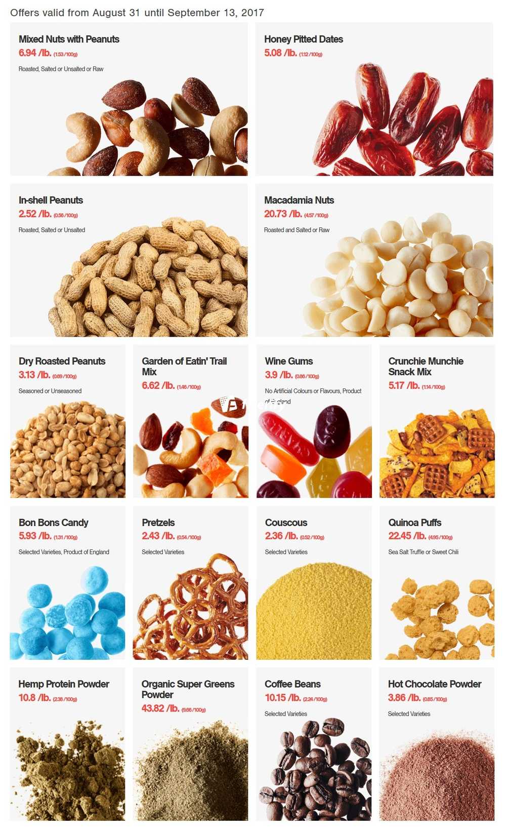 Bulk Barn Flyer August 31 To September 13 Canada