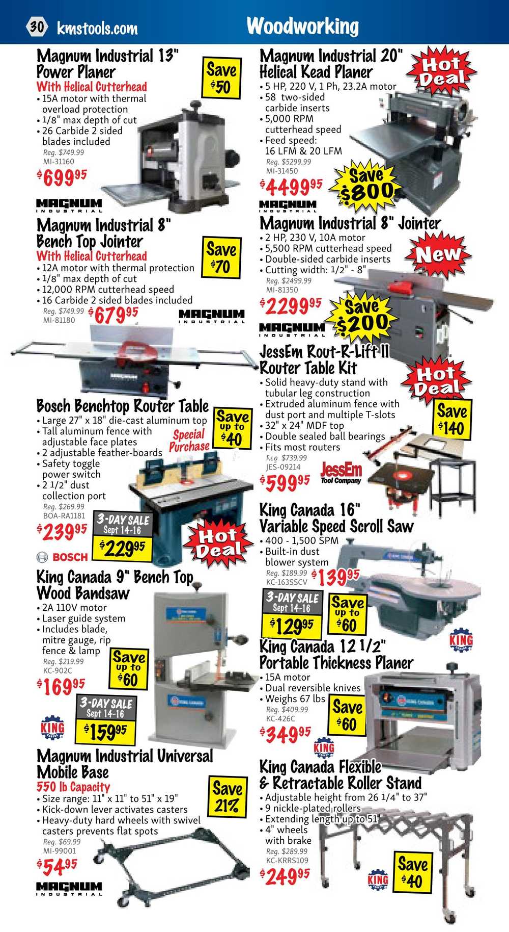 Kms Tools Equipment Flyer September 1 To 30 Canada