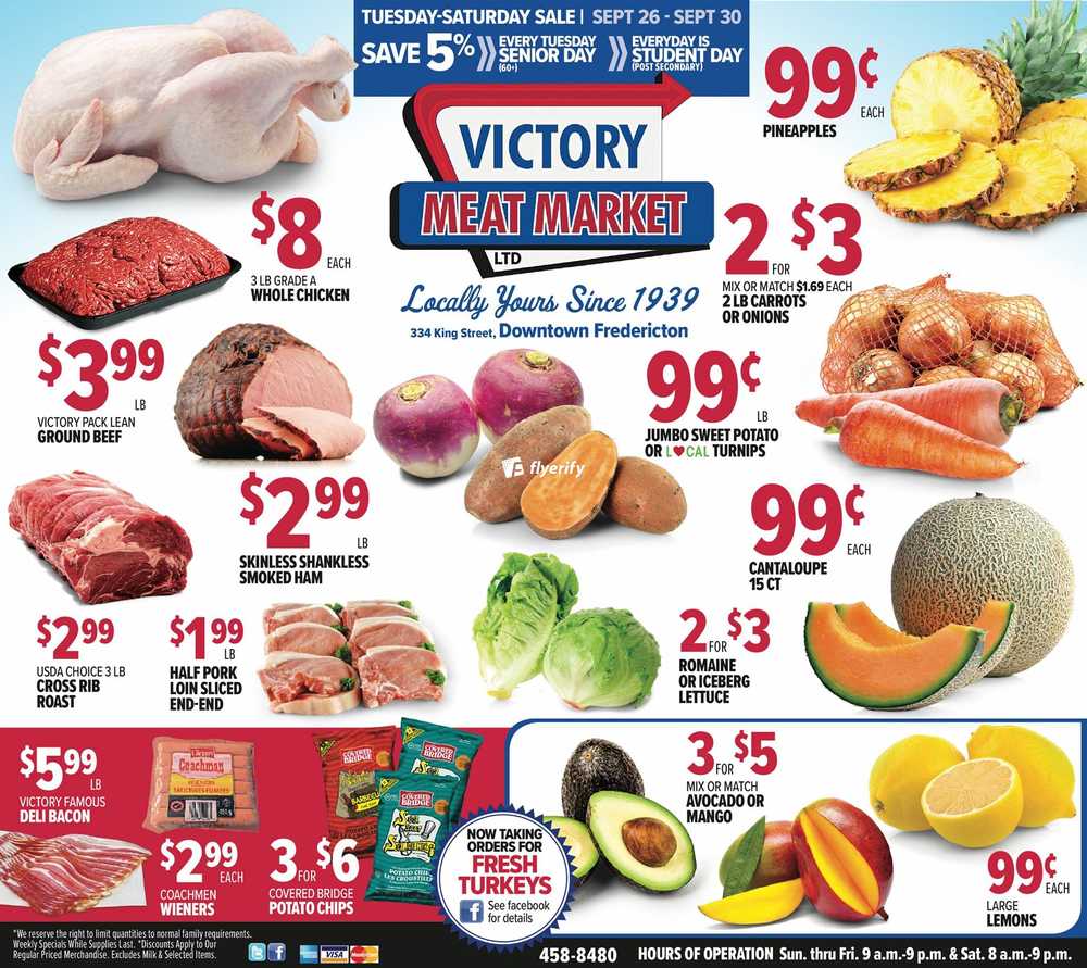 Victory Meat Market Flyer September 26 to 30 Canada