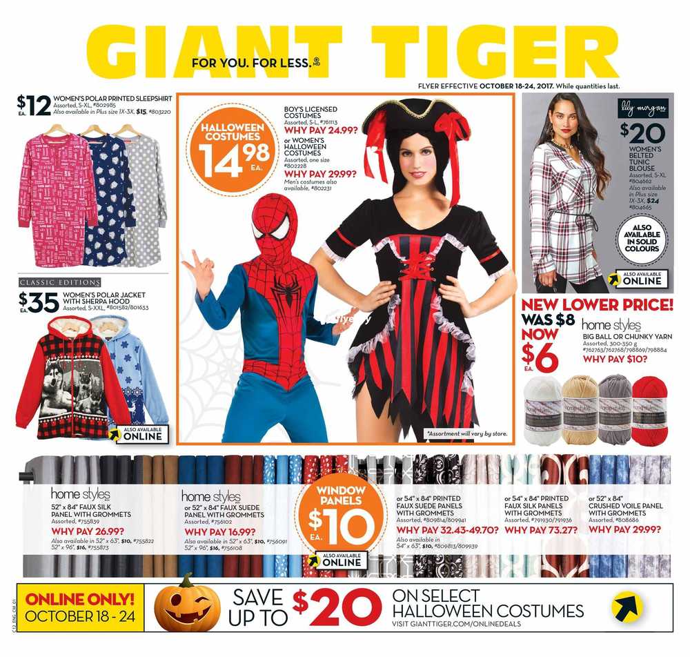 Giant Tiger (ON) Flyer October 18 to 24 Canada