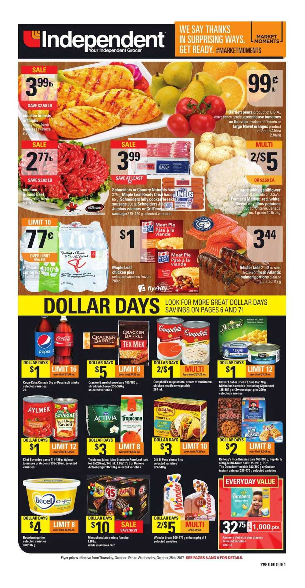 Independent Grocer (ON) Flyer October 19 to 25 Canada