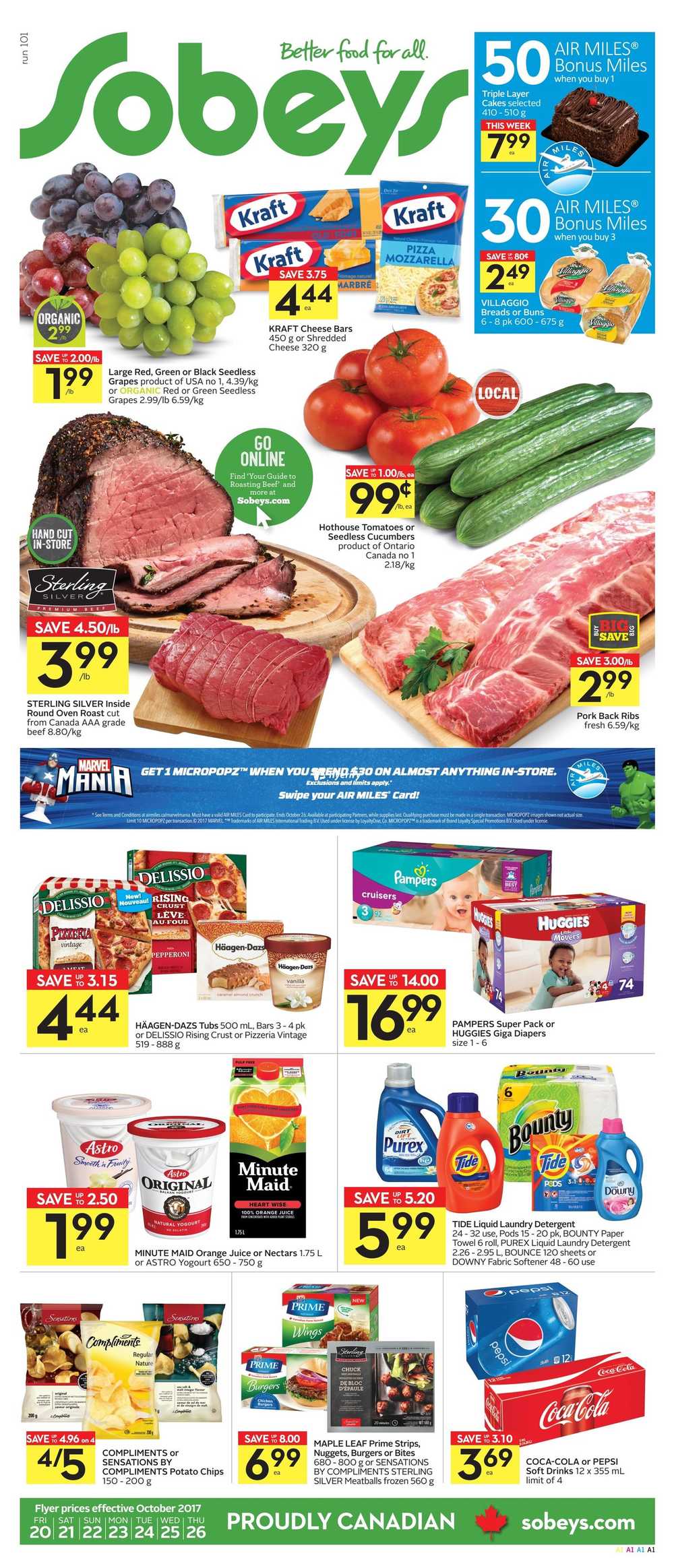 Sobeys (ON) Flyer October 20 to 26 Canada