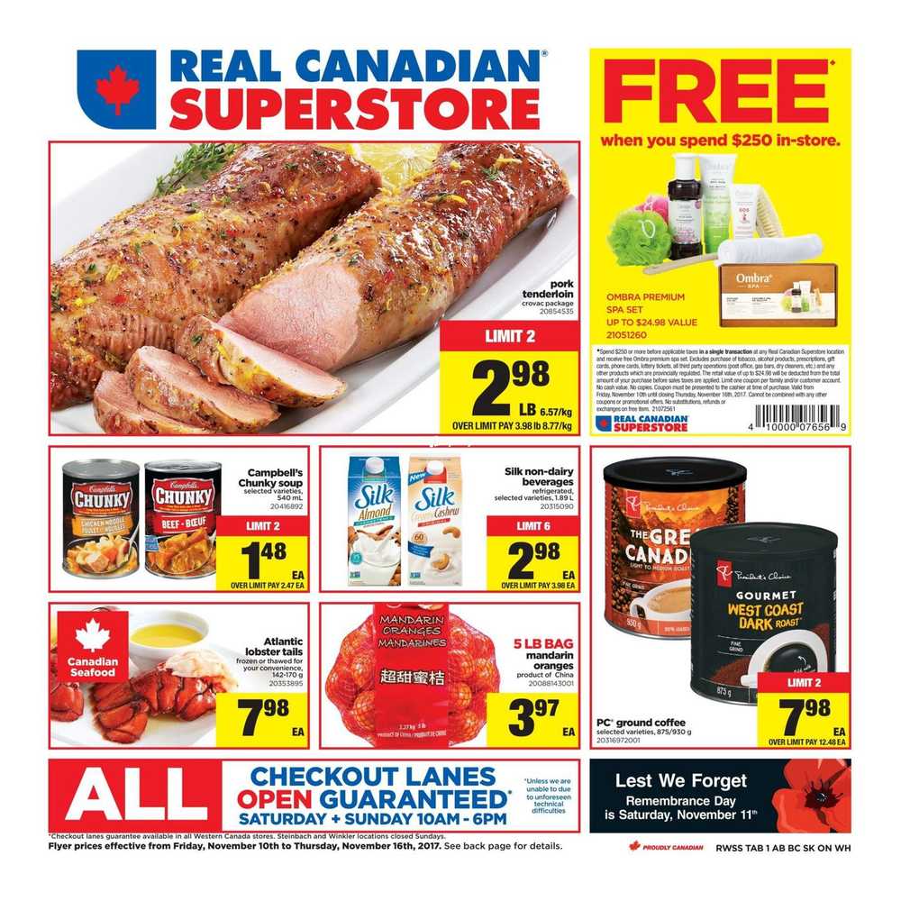 Real Canadian Superstore West Flyer November 10 To 16 Canada