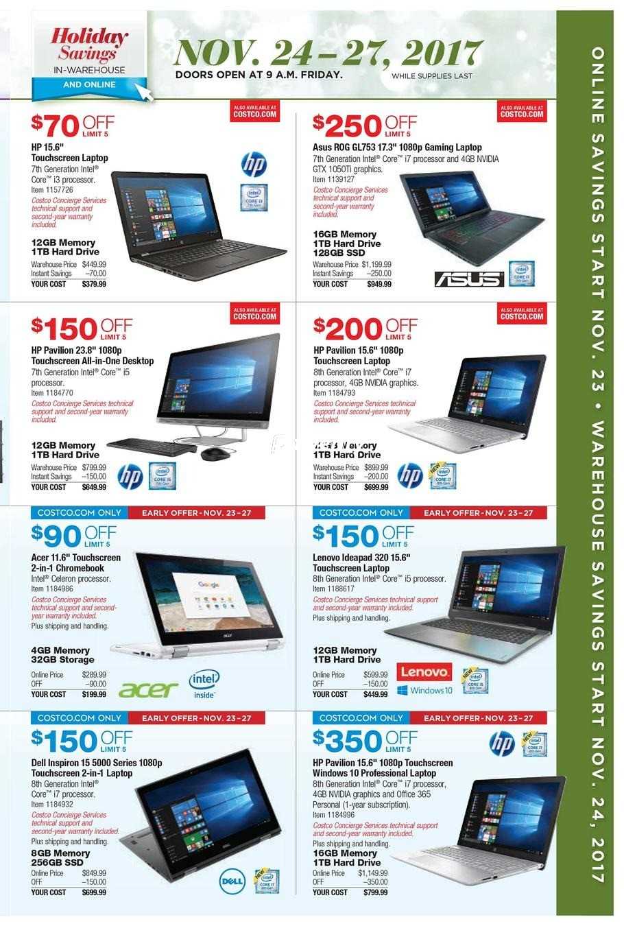 costco us not canada black friday flyer 2017 canada