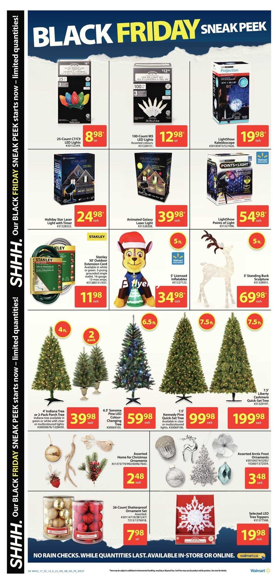 Walmart Canada Black Friday Flyer Deals 2017 Sneak Peek Leaked Canada