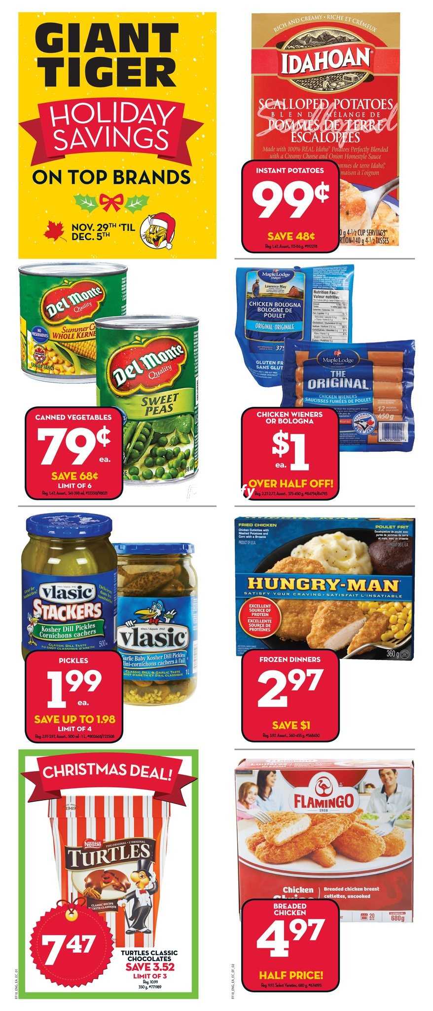 Giant Tiger (Atlantic) Flyer November 29 to December 5 Canada