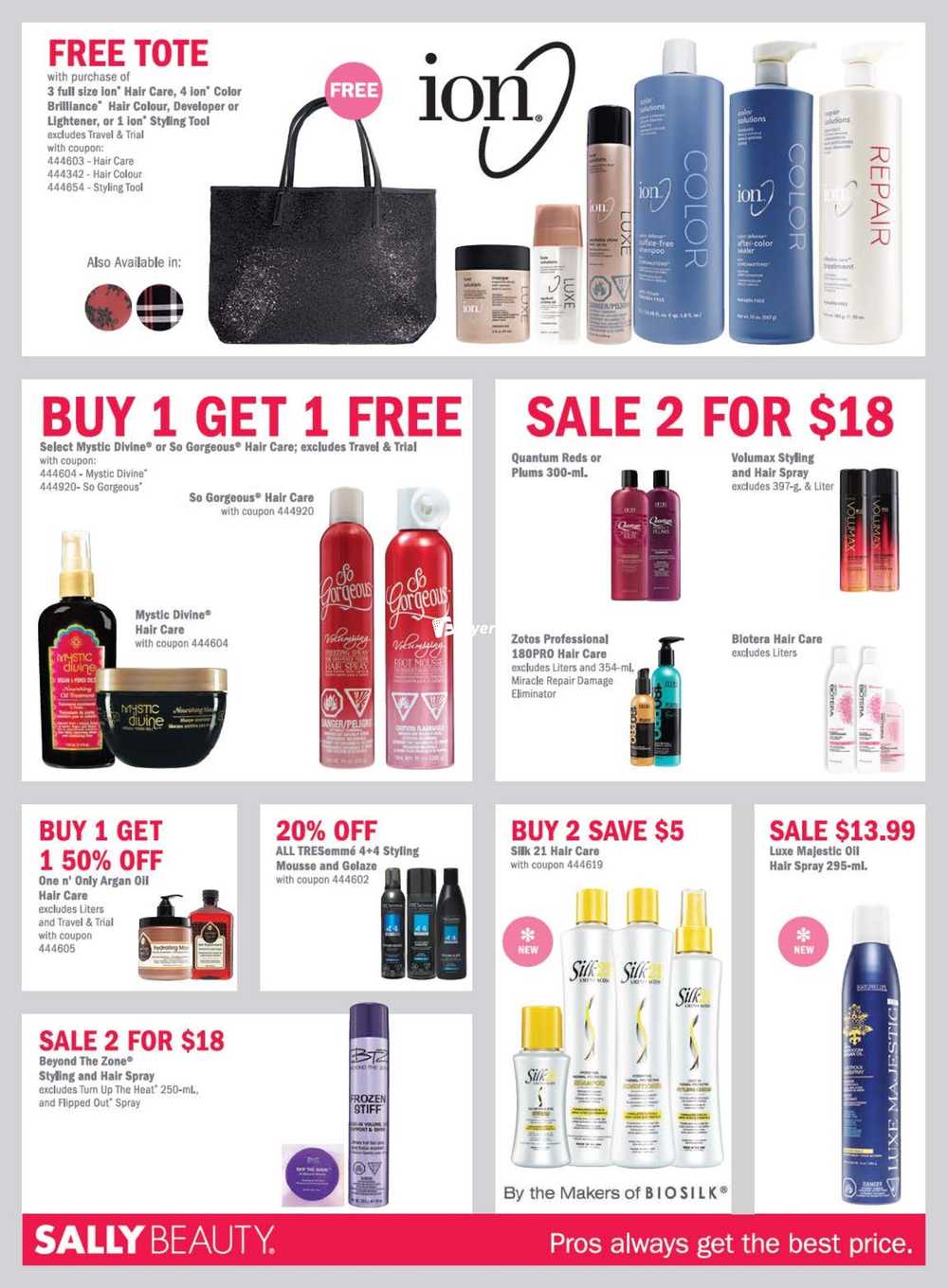 Sally Beauty Supply Pro Flyer December 1 to 31 Canada