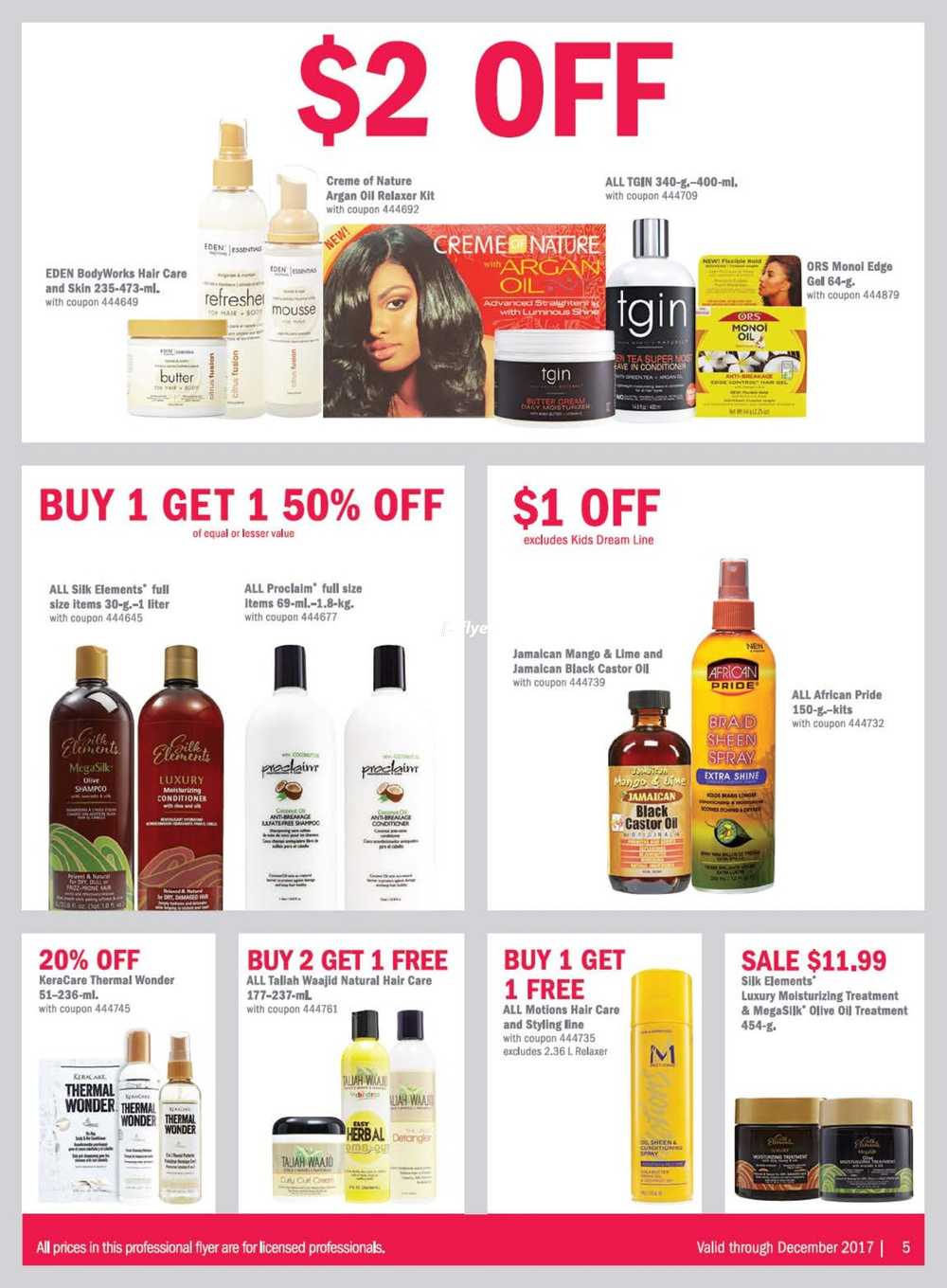 Sally Beauty Supply Pro Flyer December 1 To 31 Canada