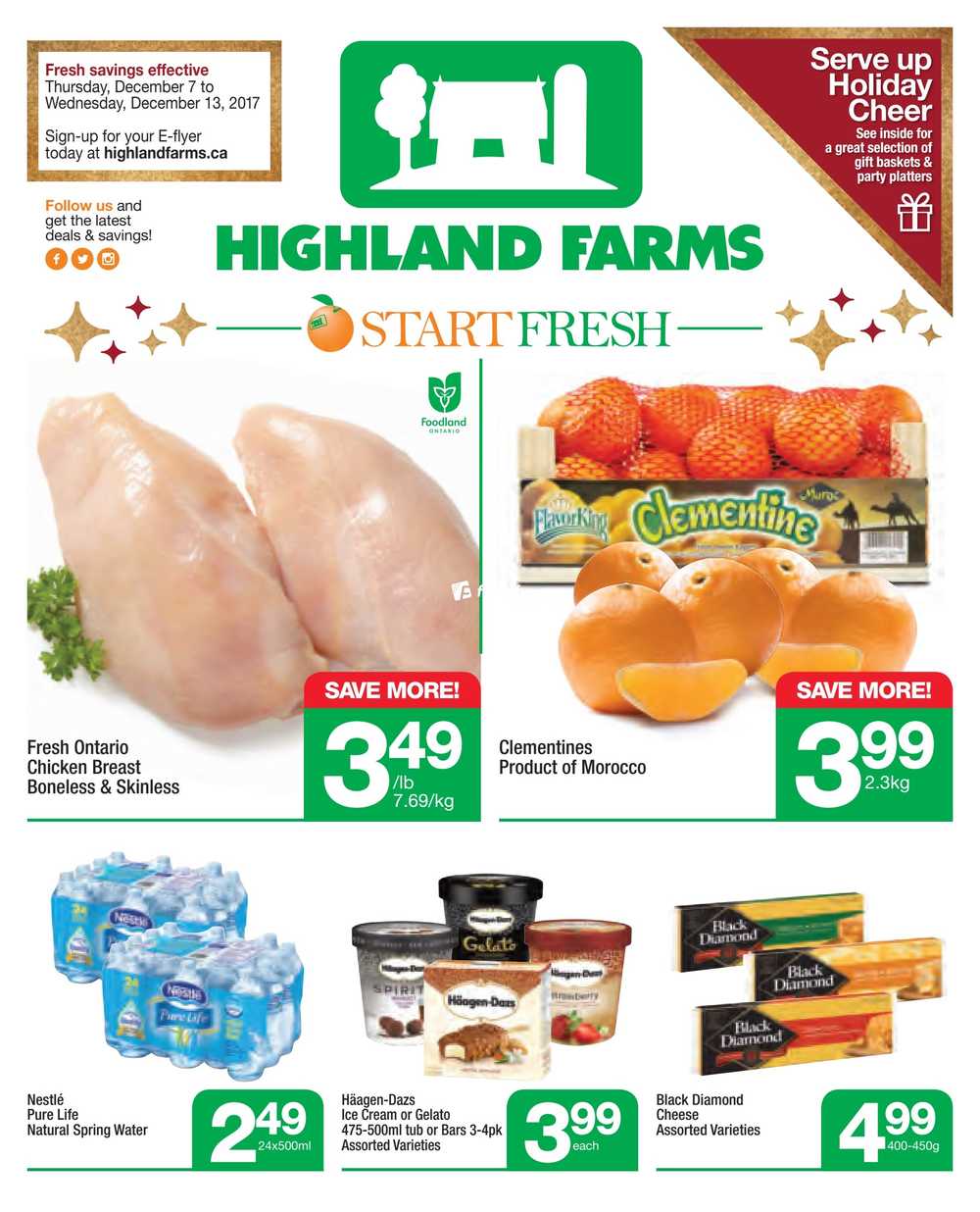 Highland Farms Flyer December 7 to 13 Canada
