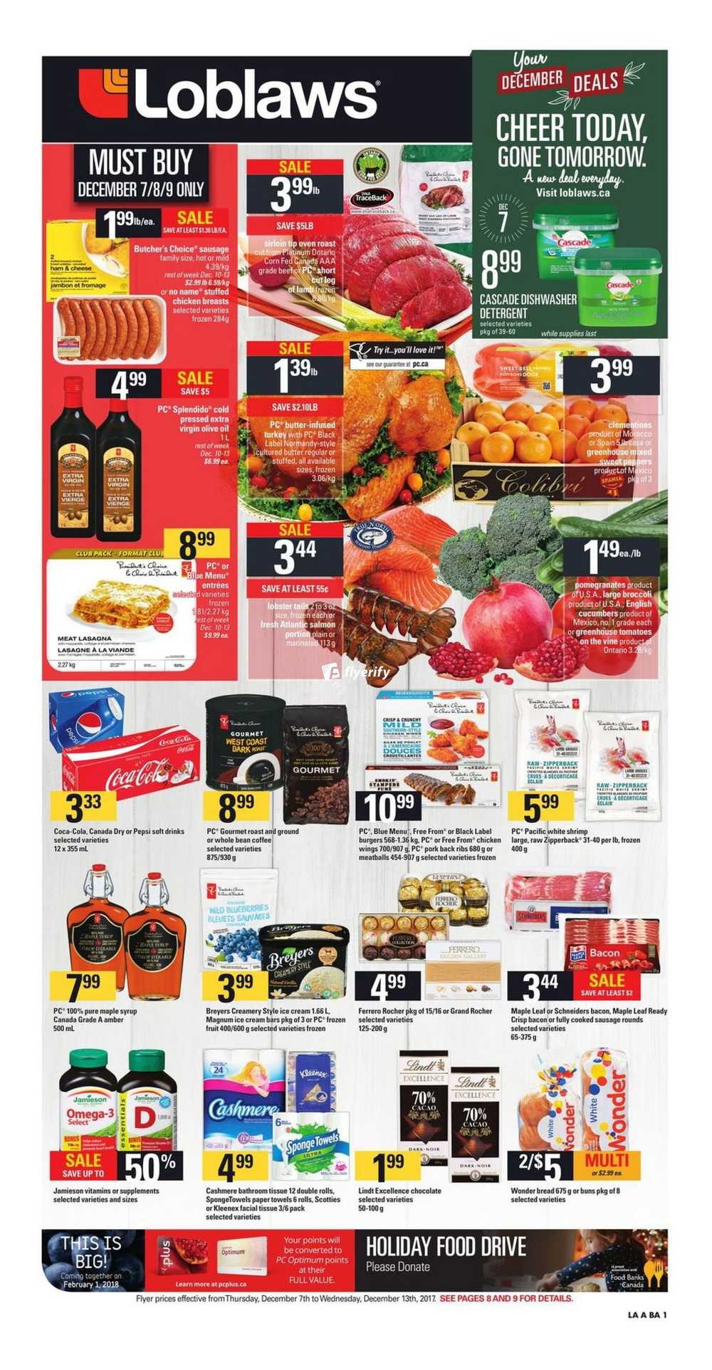 Loblaws (ON) Flyer December 7 to 13 Canada