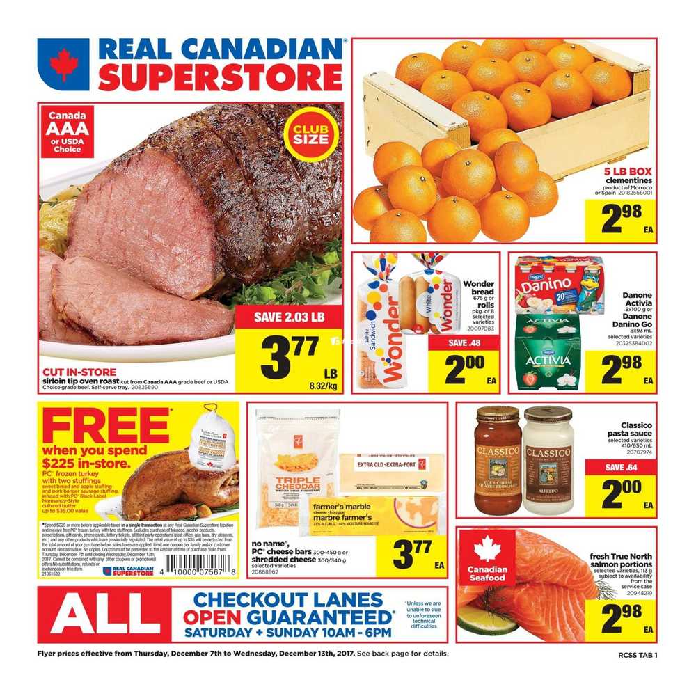 Real Canadian Superstore (ON) Flyer December 7 to 13 Canada