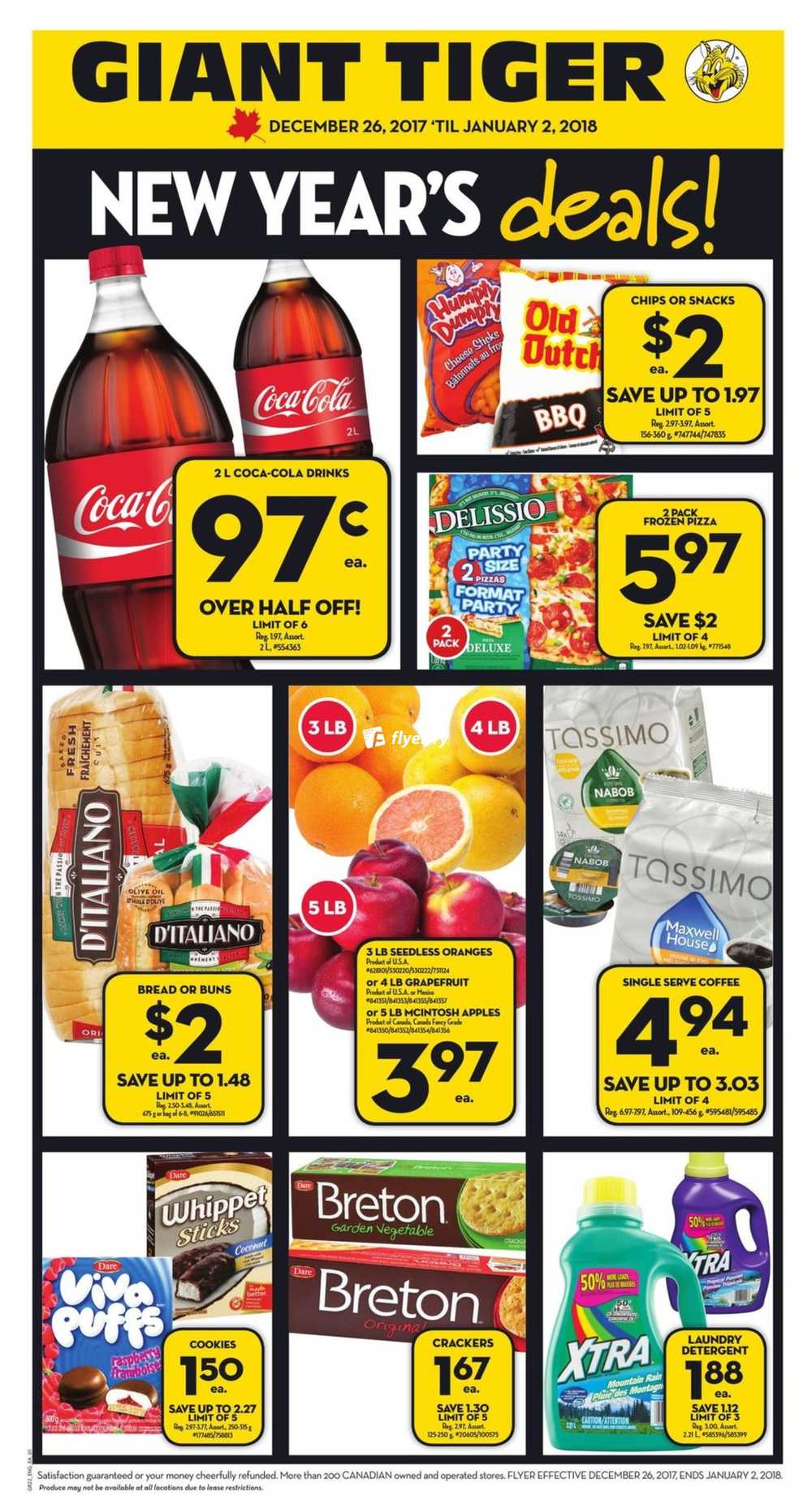 Giant Tiger (ON) Boxing Week Flyer December 26 to January 2 Canada