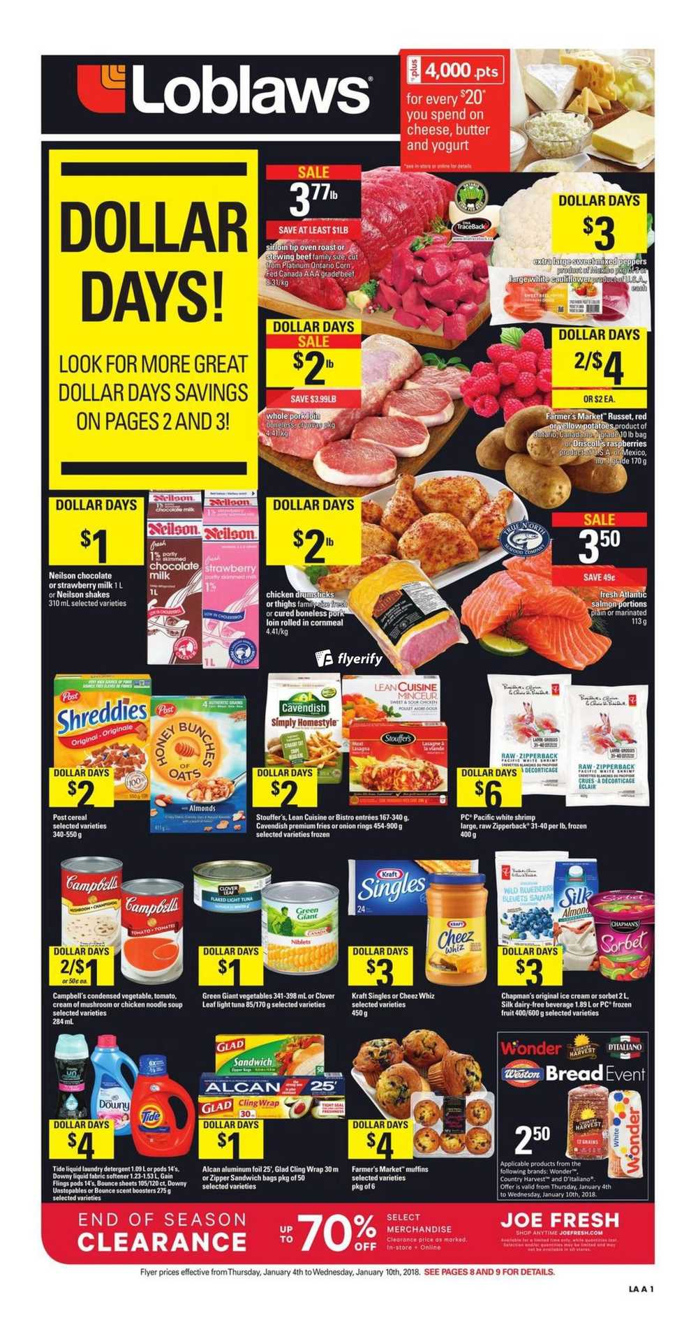 Loblaws (ON) Flyer January 4 to 10 Canada