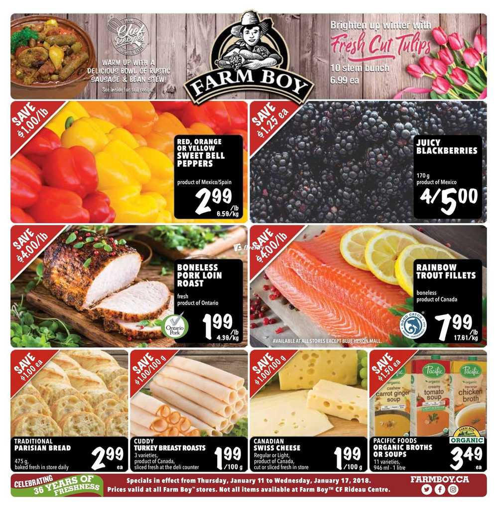 Farm Boy Flyer January 11 to 17 Canada