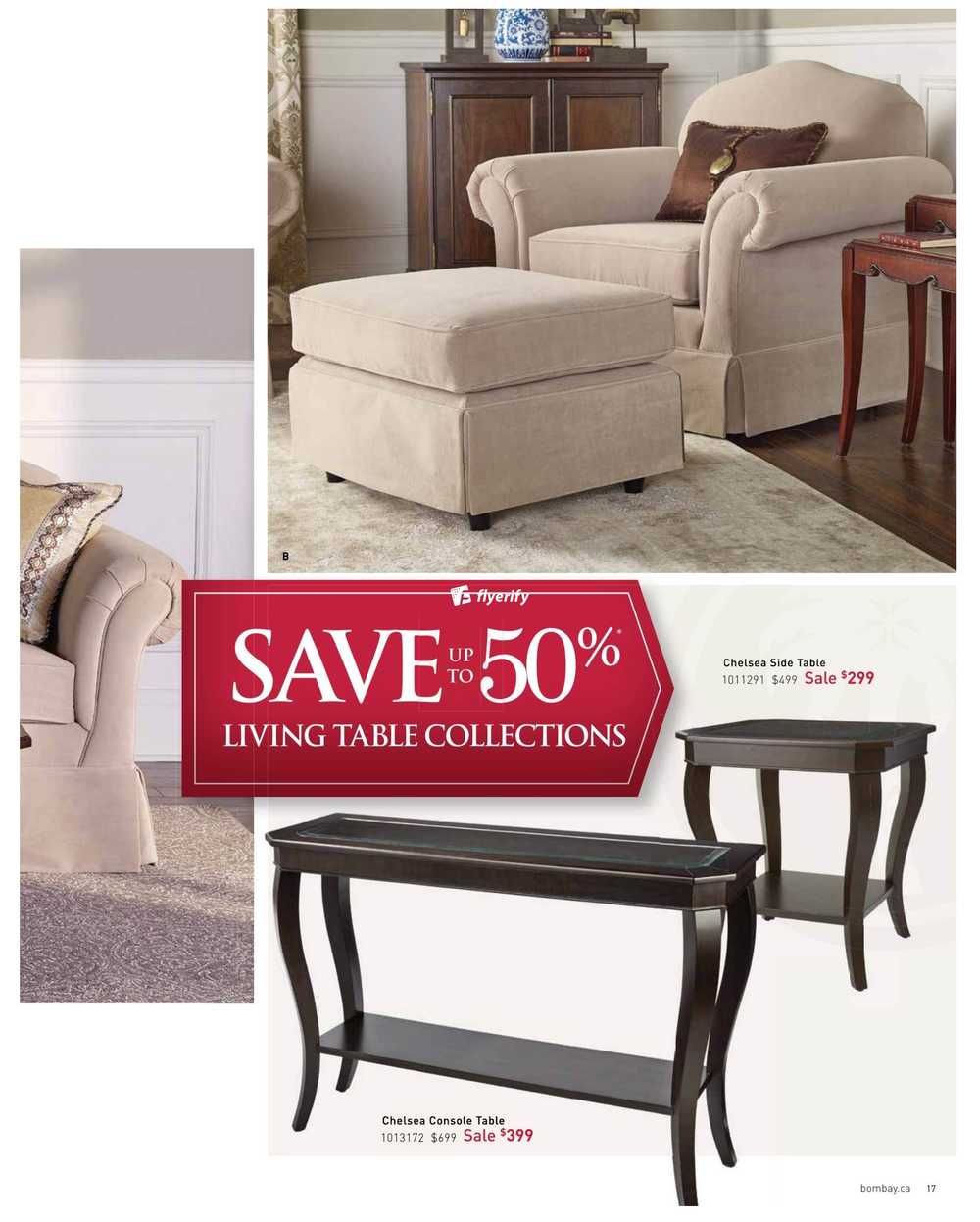 Bombay Big Furniture Sale Catalogue January 16 to March 31 Canada