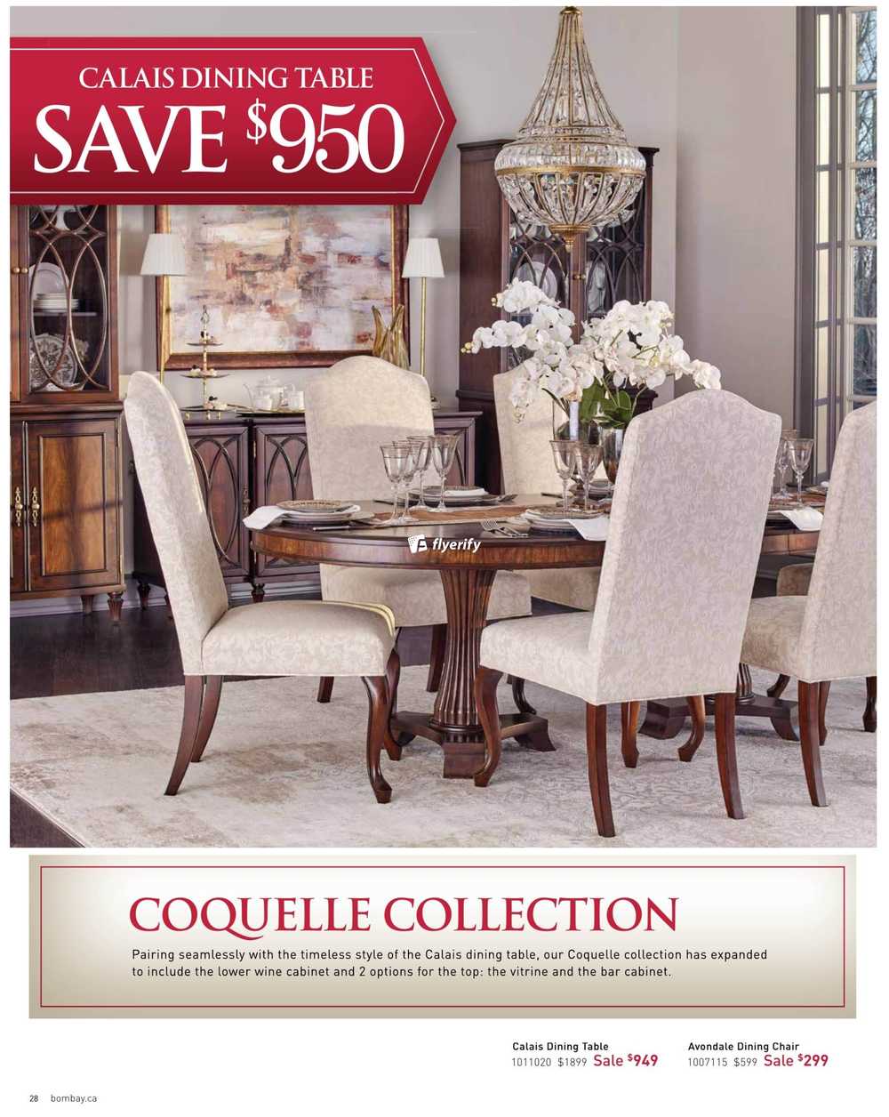 Bombay Big Furniture Sale Catalogue January 16 to March 31 Canada
