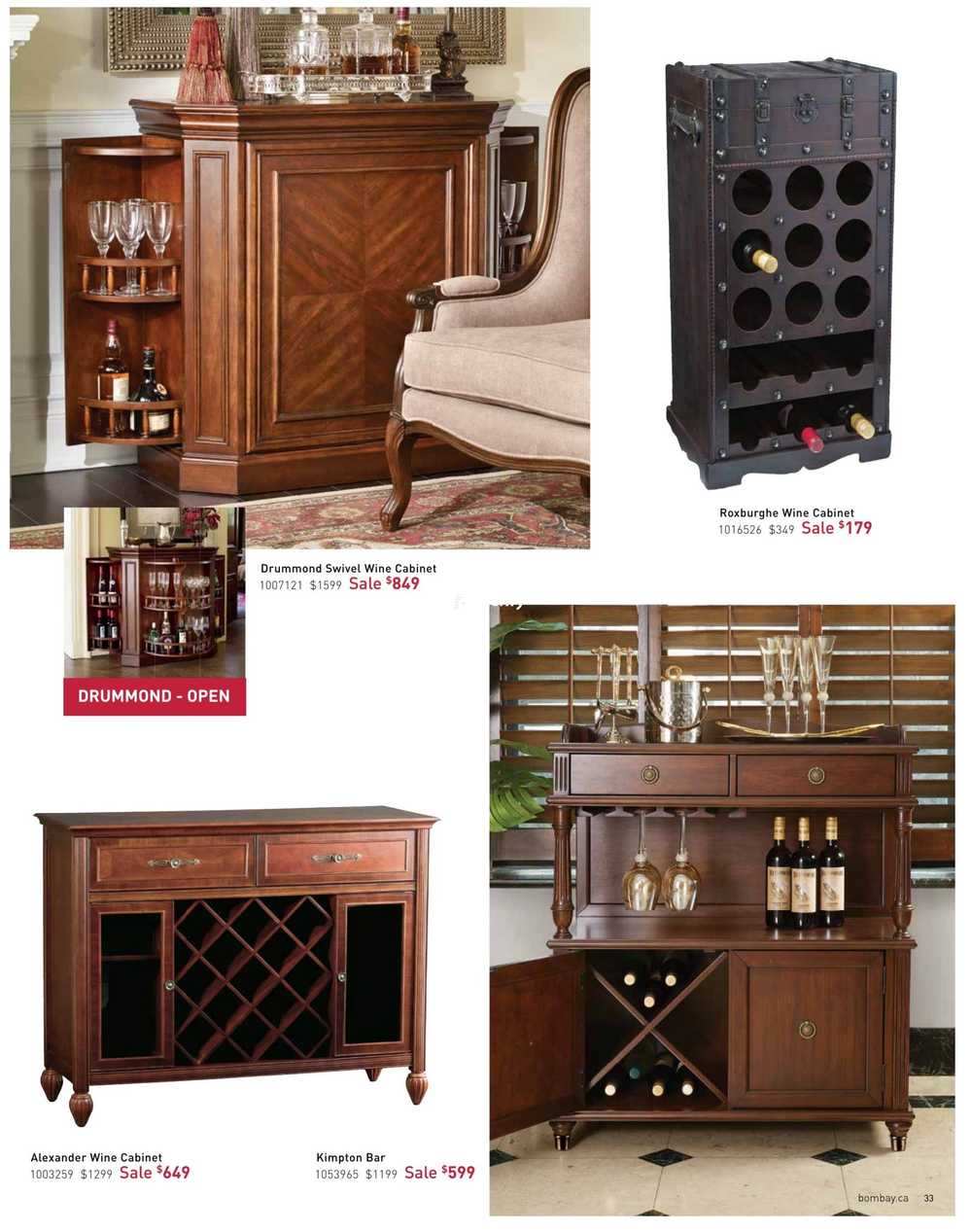 Bombay Big Furniture Sale Catalogue January 16 to March 31 Canada