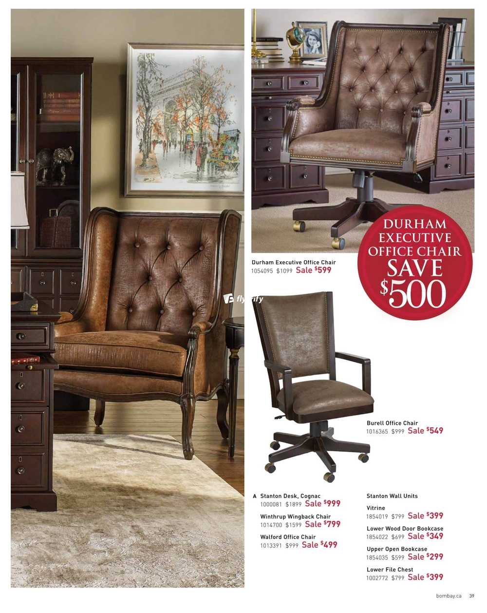 Bombay Big Furniture Sale Catalogue January 16 to March 31 Canada