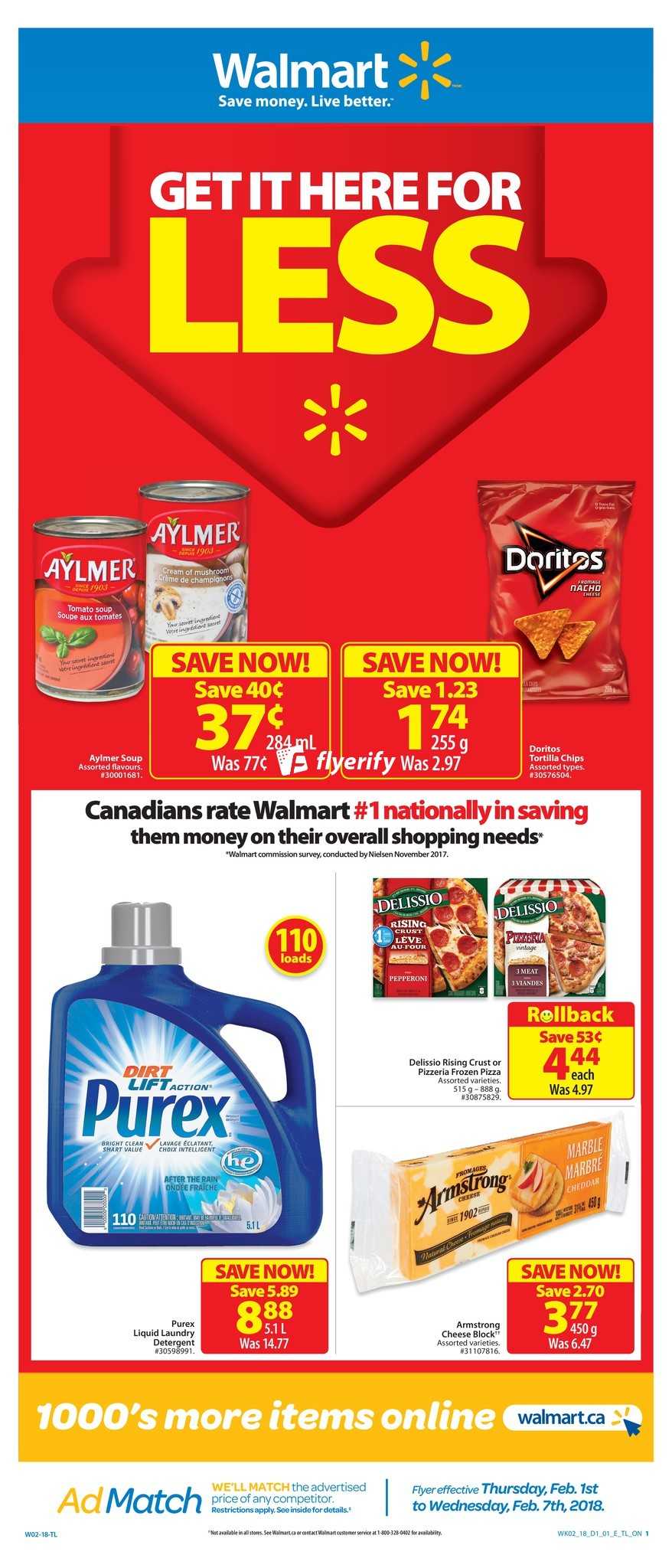 crystal flyer walmart