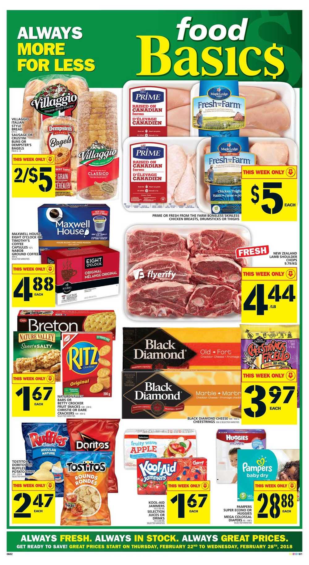 Food Basics Flyer February 22 to 28 Canada
