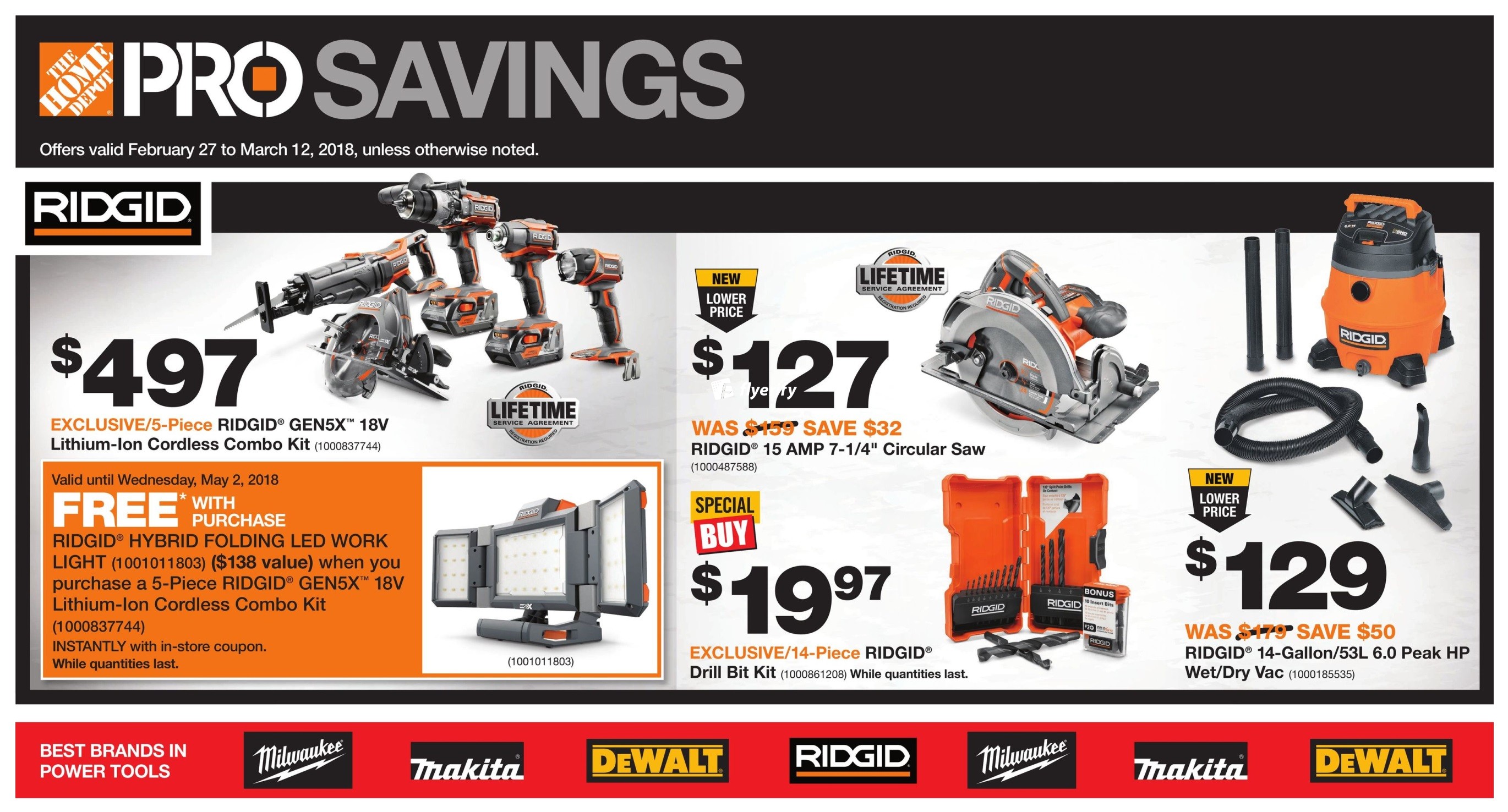 Home Depot Pro Savings Flyer February 27 to March 12 Canada