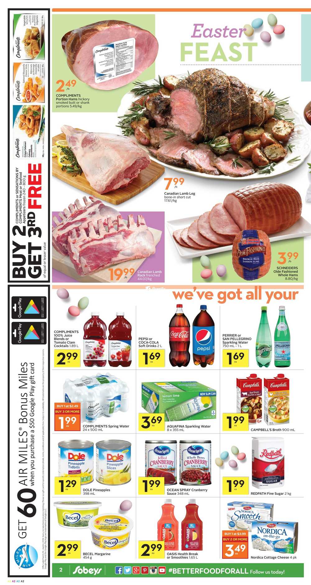 Sobeys (ON) Flyer March 29 to April 4 Canada