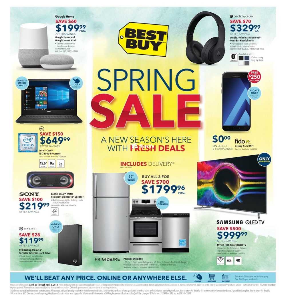 Best Buy Flyer March 30 to April 5 Canada