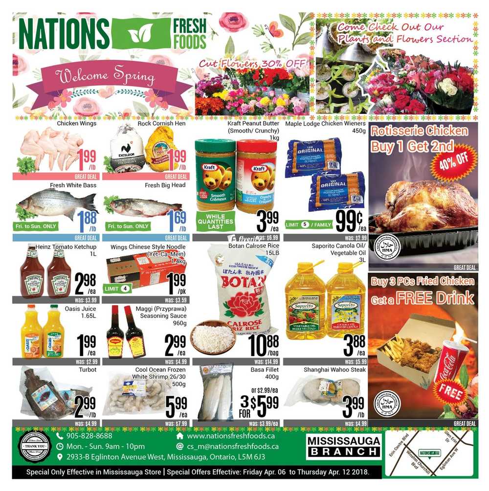 Nations Fresh Foods (Mississauga) Flyer April 6 to 12 Canada