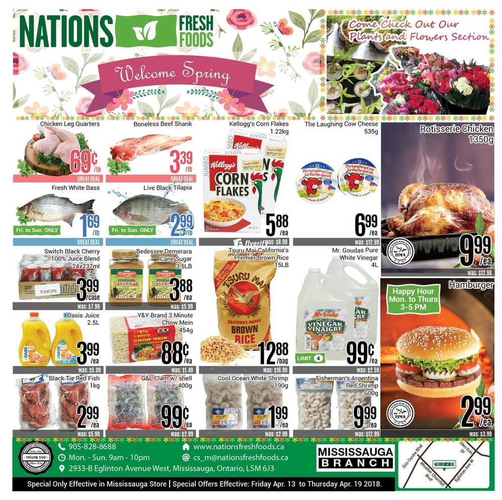 Nations Fresh Foods (Mississauga) Flyer April 13 to 19 Canada