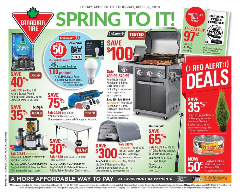 Canadian Tire (ON) Flyer April 20 to 26 Canada