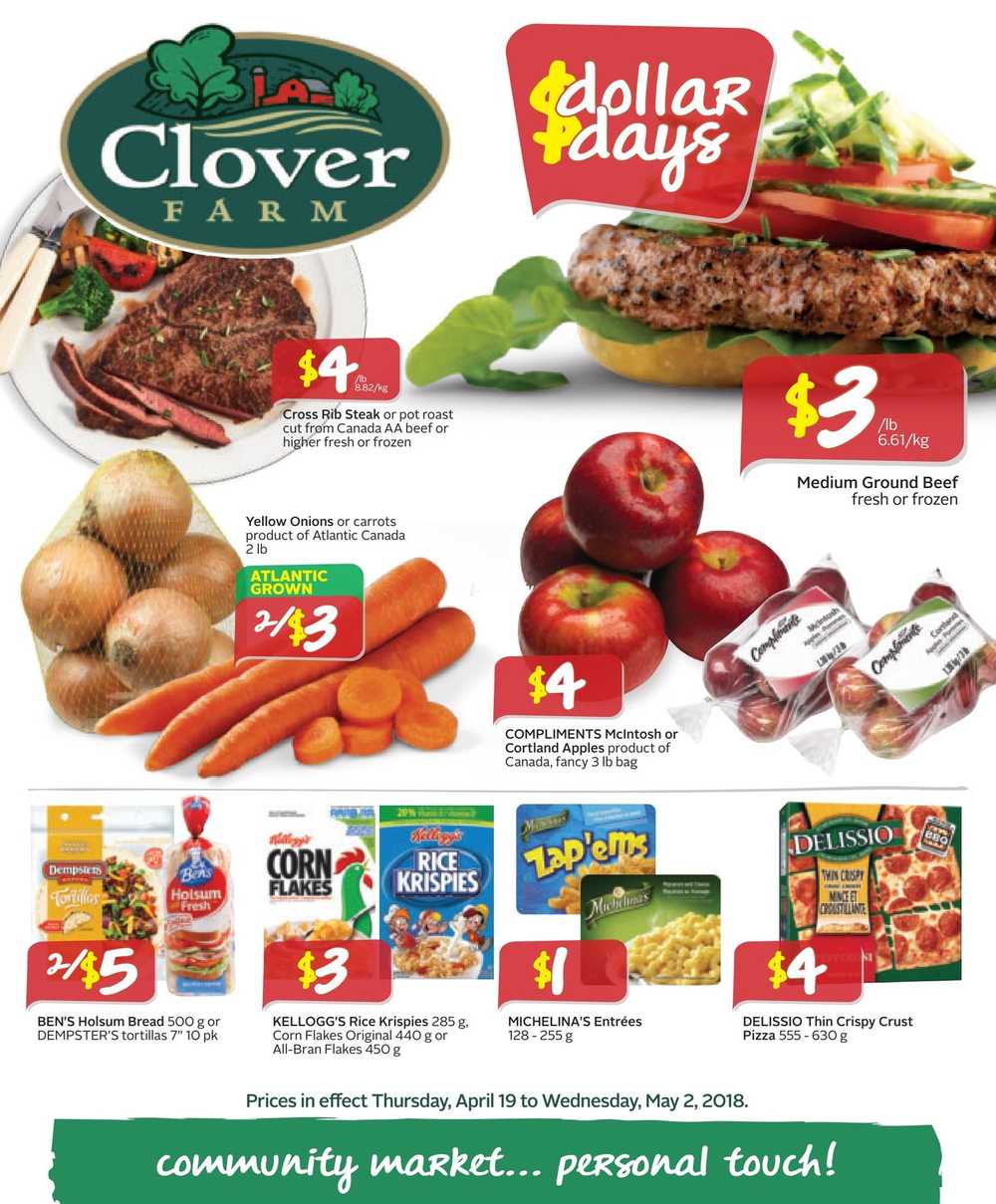 Clover Farm Flyer April 19 to May 2 Canada