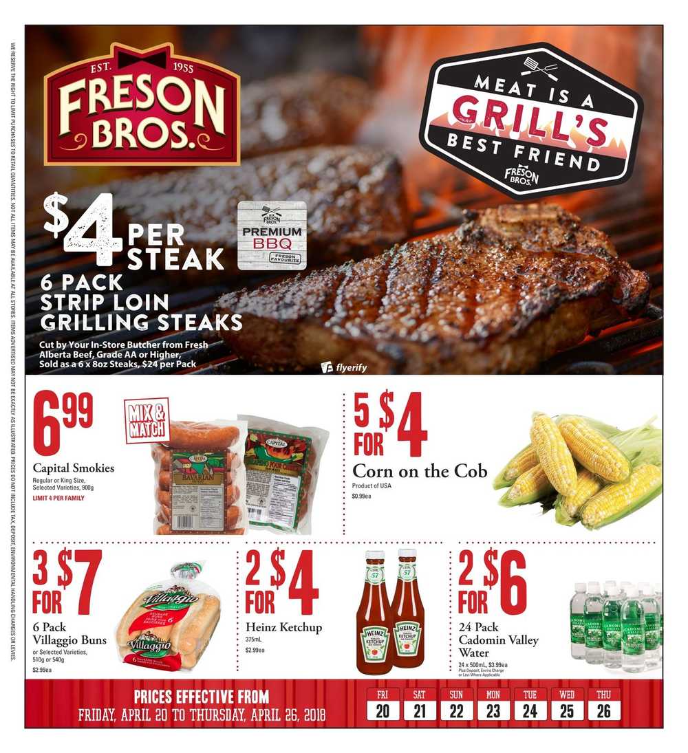 Freson Bros. Flyer April 20 to 26 Canada