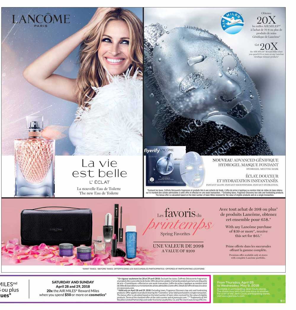 Jean Coutu Qc Beauty Flyer April 26 To May 9 Canada