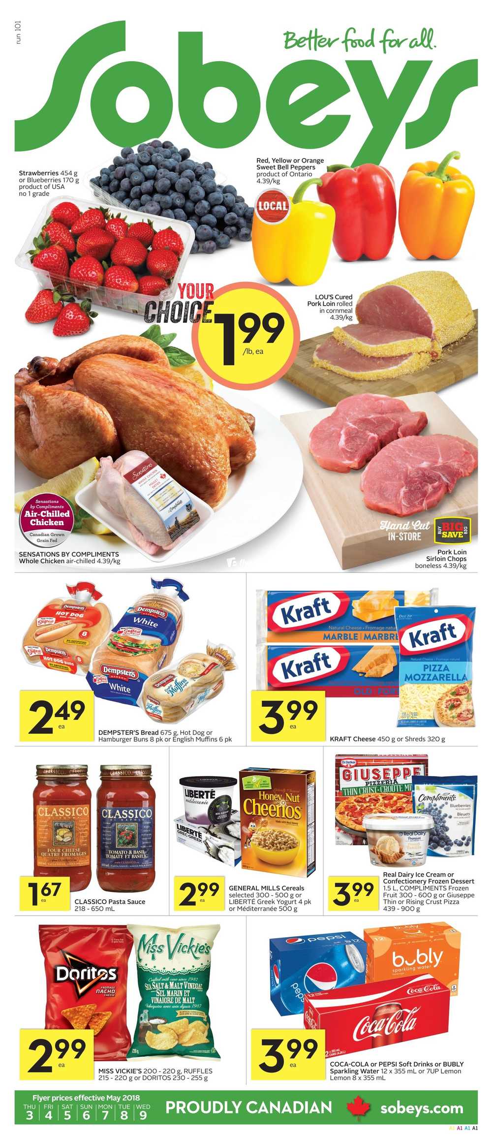 Sobeys (ON) Flyer May 3 to 9 Canada