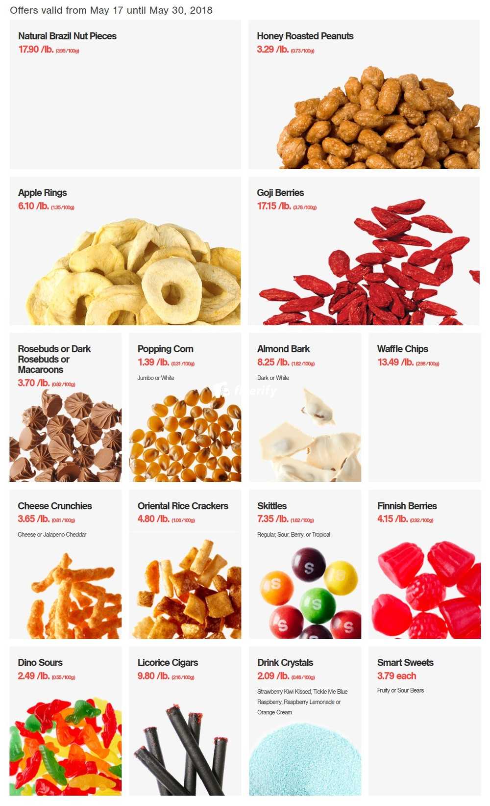 Bulk Barn Flyer May 17 To 30 Canada