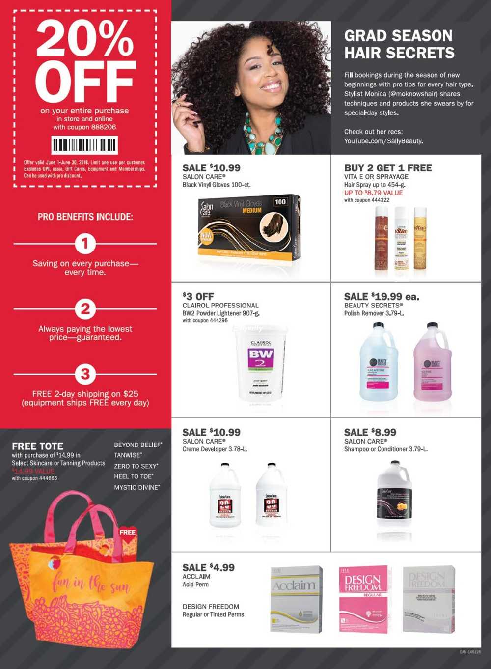Sally Beauty Supply Pro Flyer May 15 to June 30 Canada