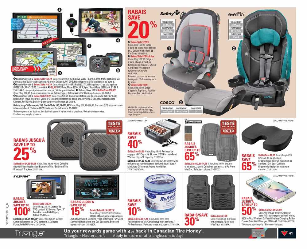 siege auto canadian tire