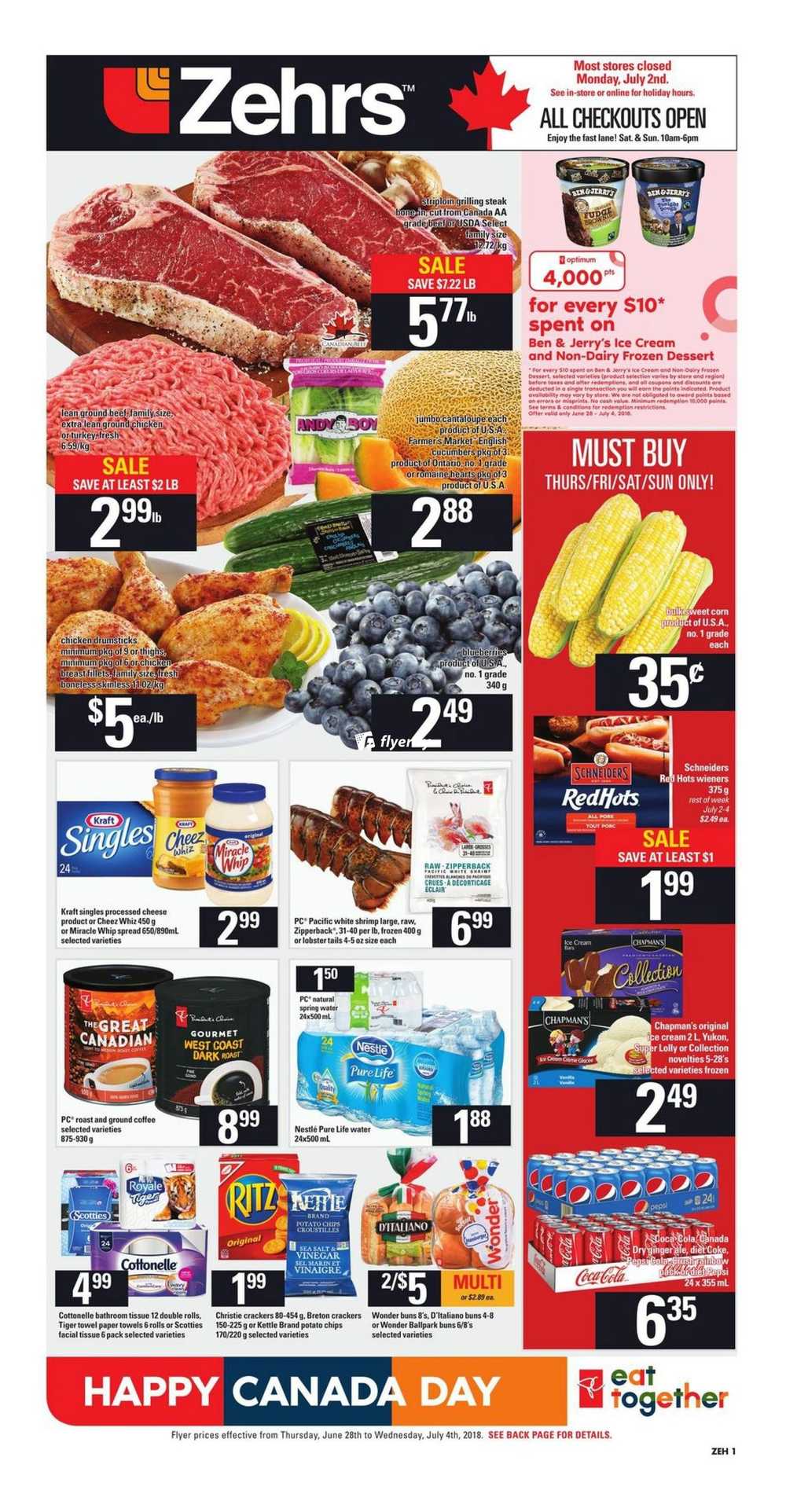 Zehrs Flyer June 28 to July 4 Canada