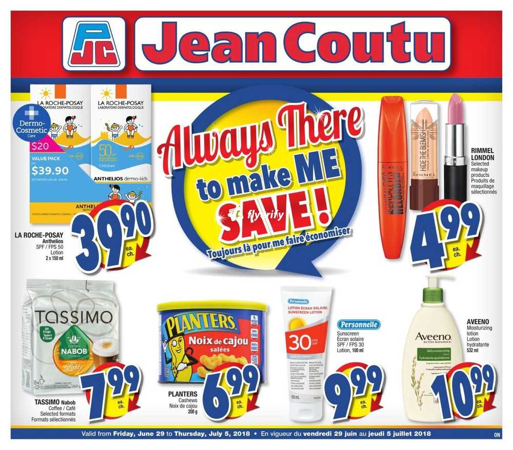 Jean Coutu (ON) Flyer June 29 to July 5 Canada