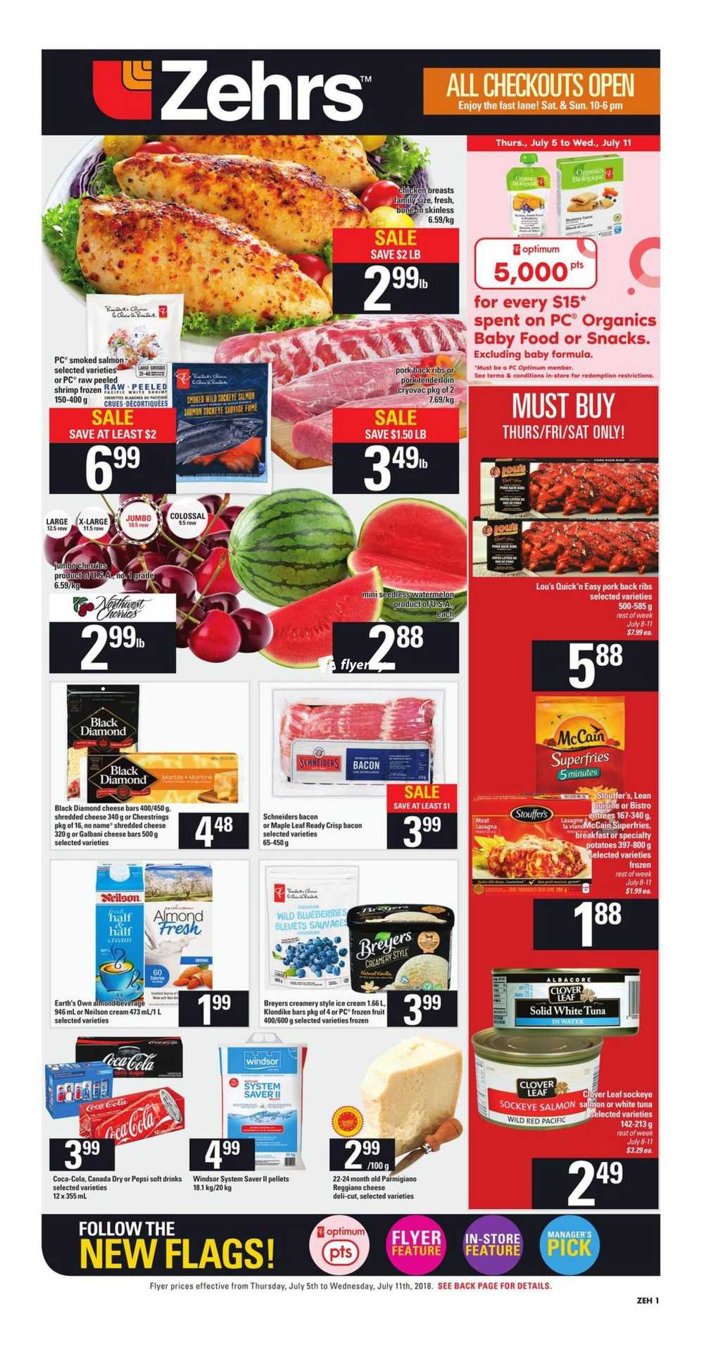 Zehrs Flyer  July 5 to 11 Canada