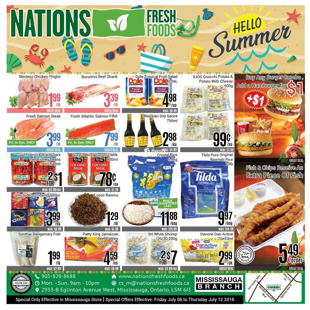Nations Fresh Foods (Mississauga) Flyer July 6 to 12 Canada